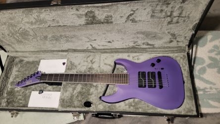 7 String Satin Purple Deftones Guitar