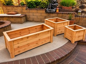 Handmade planters