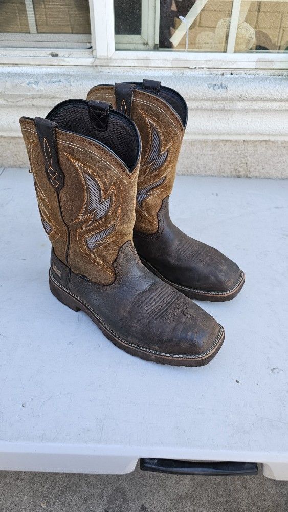 Size 10.5ee Ariat Work Boots Steel Toe
