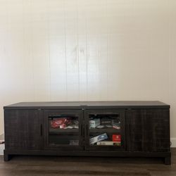 Dark Wood Entertainment Center 