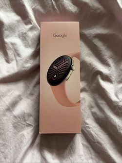 Google Pixel Watch 5 (41mm, LTE, Champagne Gold Case with Canyon Band New