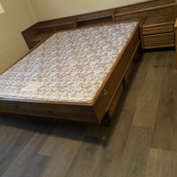 CA King Solid Oak BR Set 