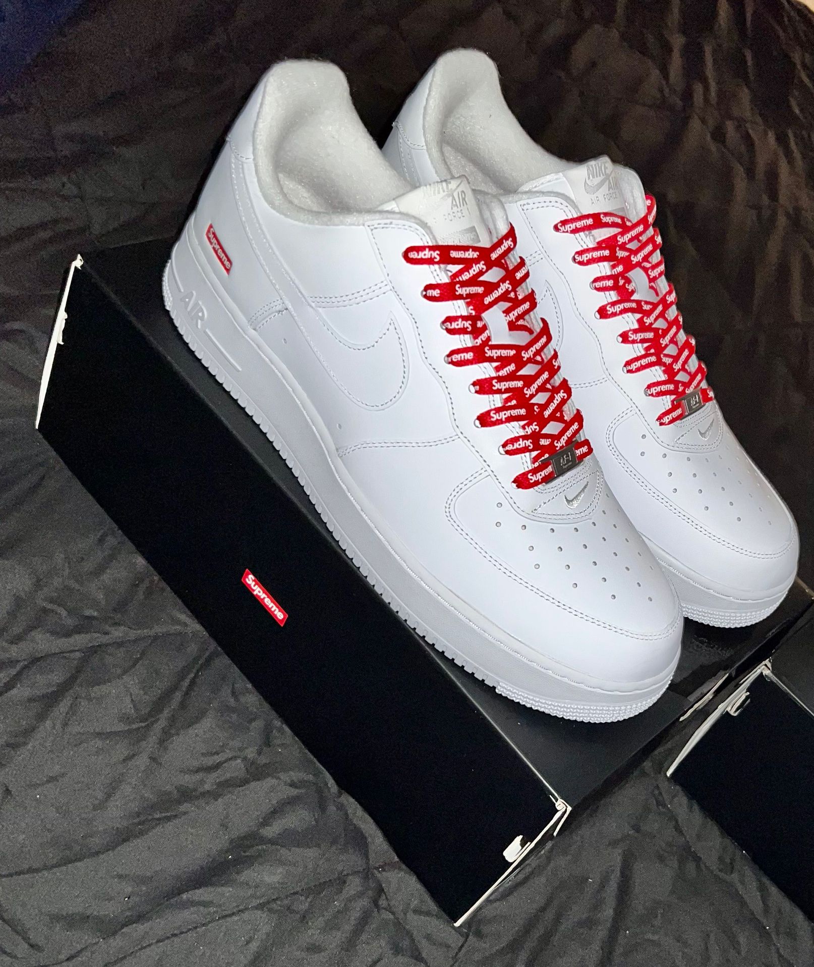 SUPREME NIKE AIR FORCE 1's. (brand New). Size 13 for Sale in