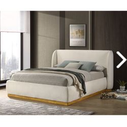 QUEEN BED FRAME  OR KING BED FRAME ( FREE DELIVERY )