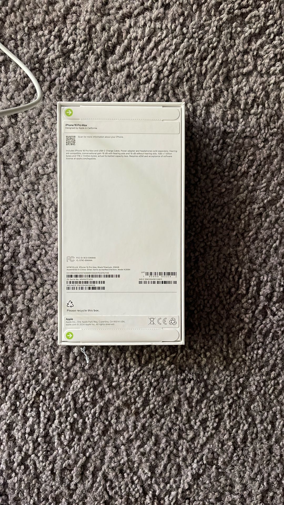 Att iPhone 16 Pro max 256gb
