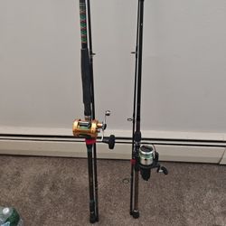 Fishing Rod And Reel.