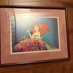 Disney Ariel In Love Limited Edition Print Framed 1016 of 10000