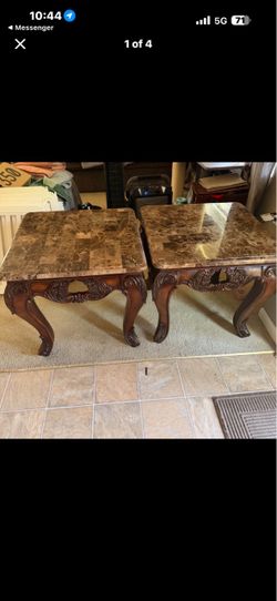 Ava side tables brown