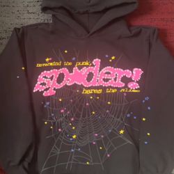 Black Pink Spider Hoodie