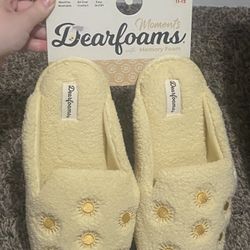 Dearfoams Womens Slippers XL 11-12 NEW