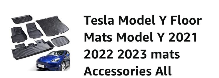 Tesla  Model Y Floor Mats