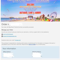 Baja Beach Fest 8/8/25-8/10/25