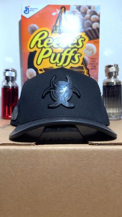 Black Biohazard Logo Hat