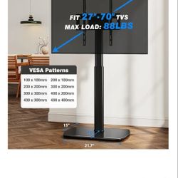 Tv Floor Stand With Mount *New