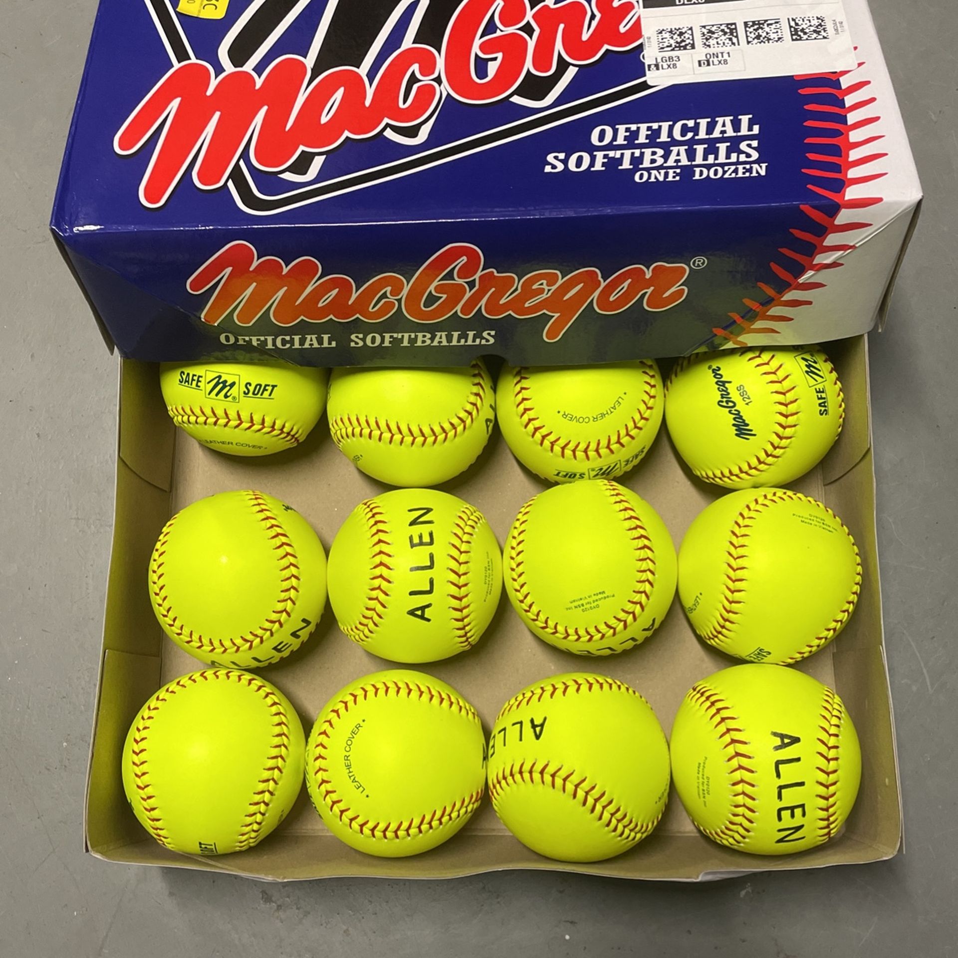 MacGregor Safe/Soft Training Softballs