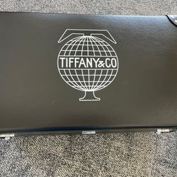 Tiffany & Co Globe Trotter Travel Trolley Black , Brand New 