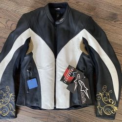 Women’s Alpinestars Stella Leather Motorcycle Jacket