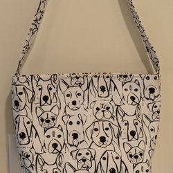 Handmade Dog Print Purse  