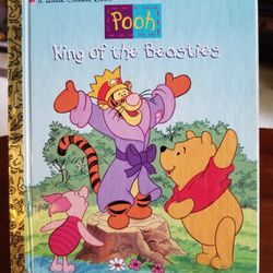 Little Golden Book- Pooh, King of the Beasties