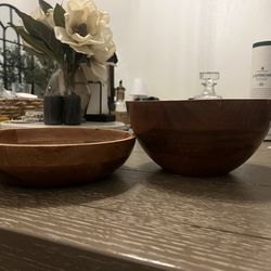 Threshold Wooden Bowls