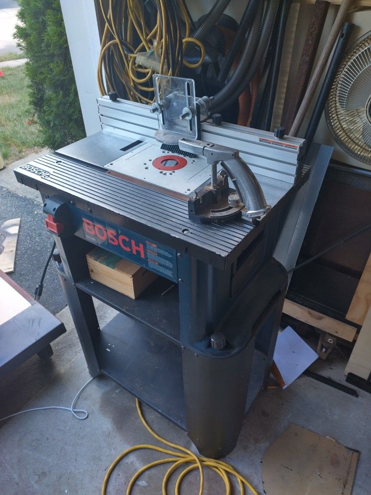 Bosch All Aluminum Router Table.& Fence