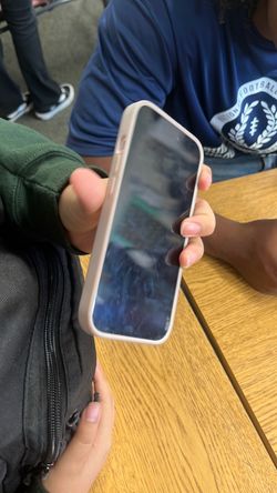 iPhone in White Case