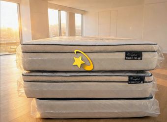 Comfort Pillow Top Mattress – Still in Plastic brand new free delivery same day