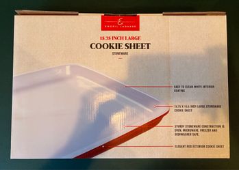 Emeril Lagasse 15.75” Large Stoneware Cookie Sheet