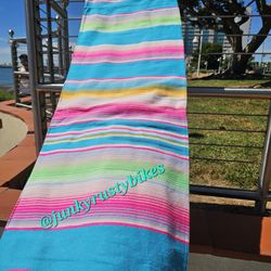 New baby Blue 5x7 Serape Sarape Zarape Mexican Blanket