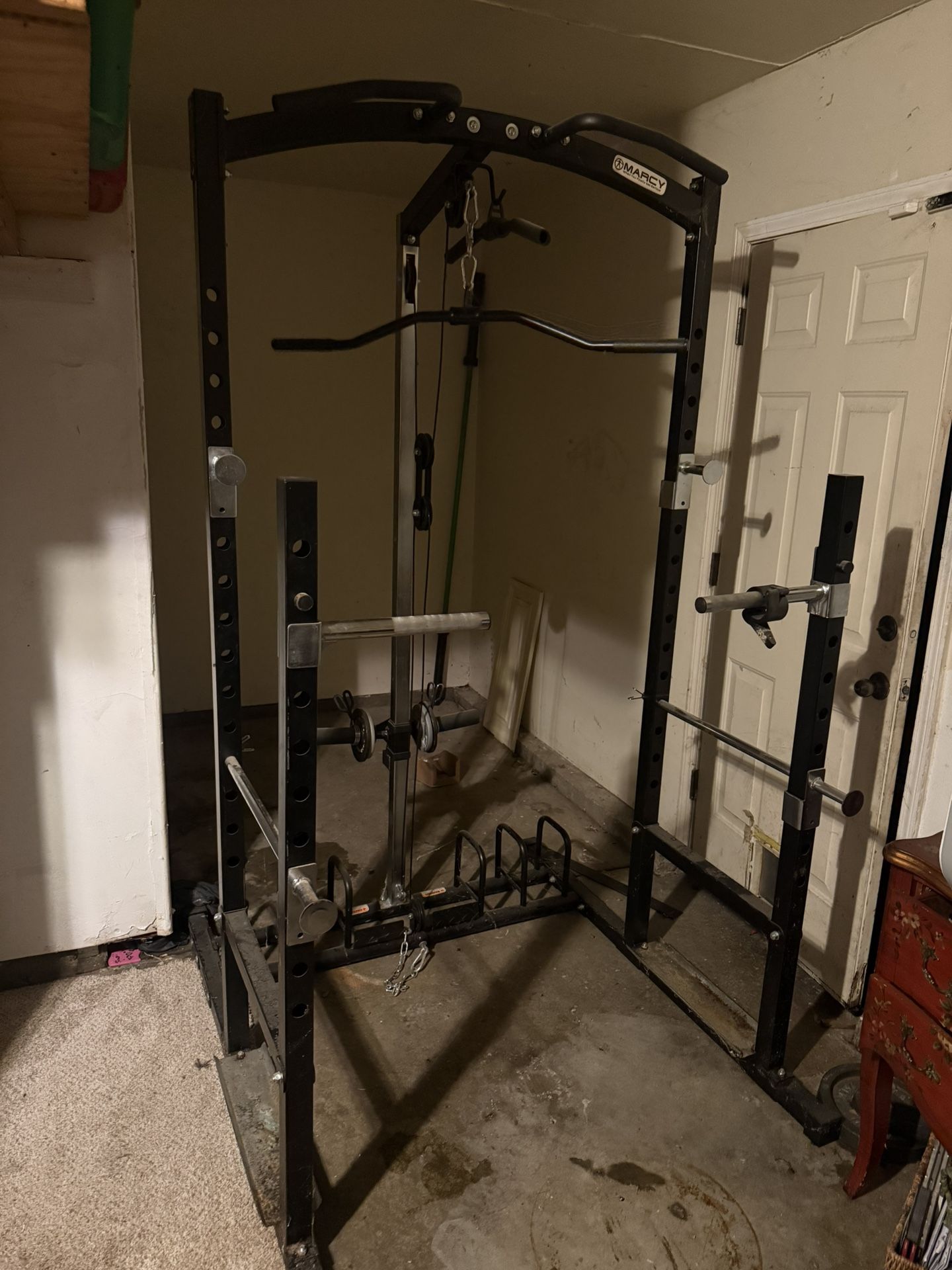 Weight Set And Punching Bag Set With Speed Bad Attachment 