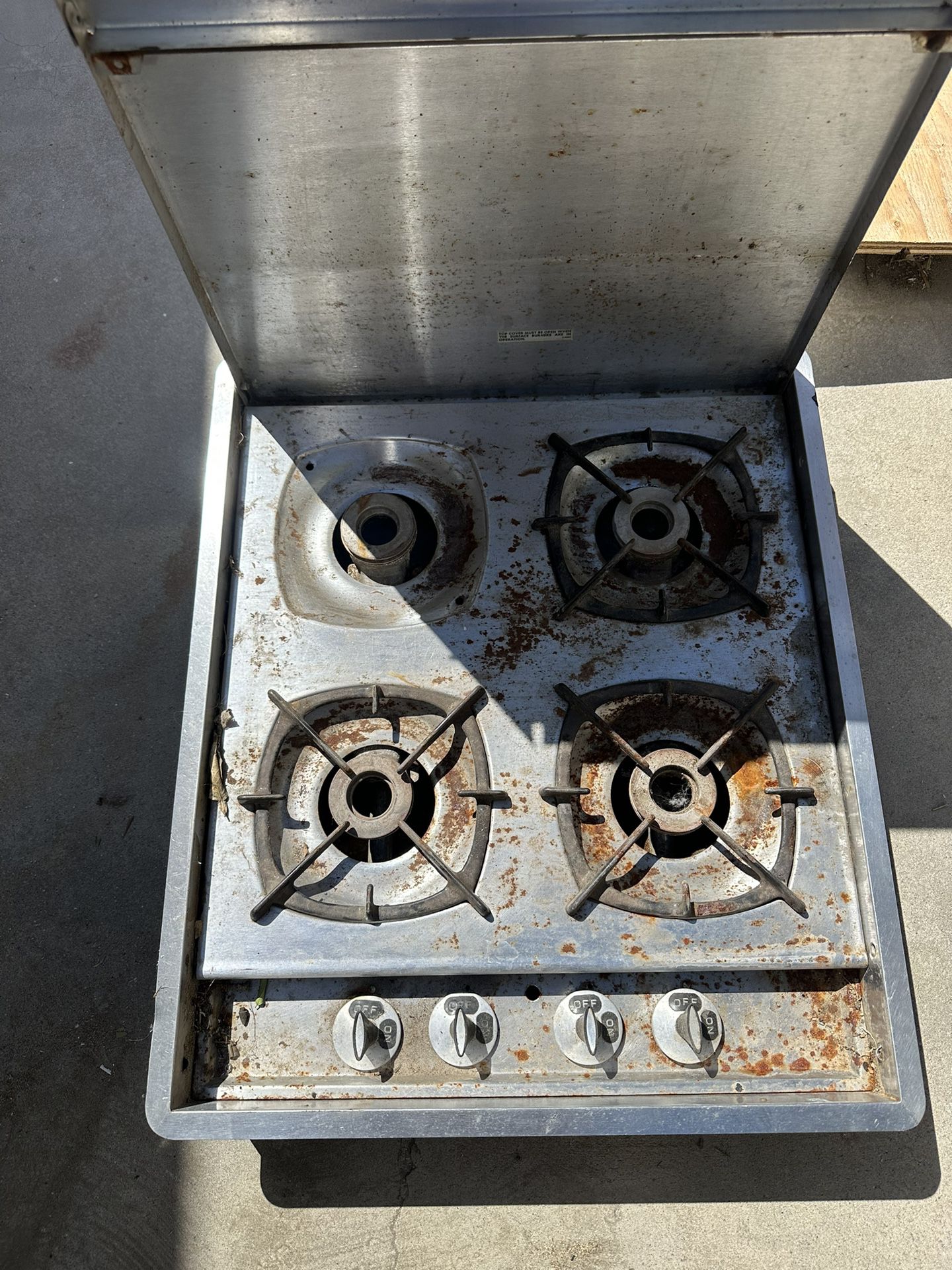 RV Stove (from Airstream)