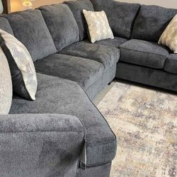 3pc Laf Cuddler/Raf Chaise Sectional, Furniture Couch Livingroom  Sofa