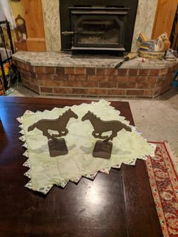 Running Horse Bookends