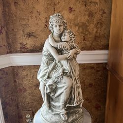 Mother And Child Statue- Very Heavy