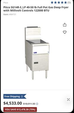 Pitco Deep Fryer