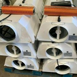 Air-cooled Reflector Hoods, 600w Ballasts, 600w HPS Bulbs