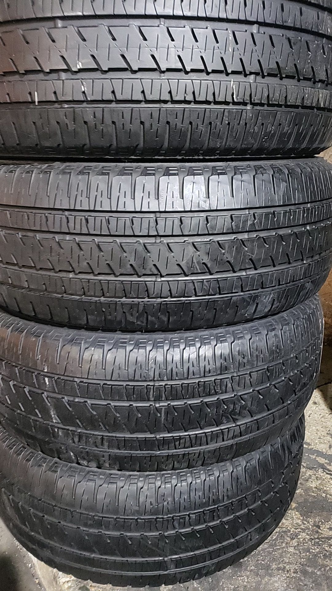 Four matching Bridgestone tires for sale 275/55/20