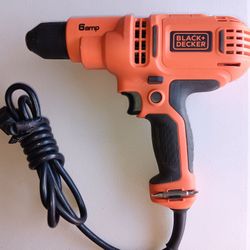 New Heavy Duty Black & Decker 6 Amp Drill $29 Very Firm