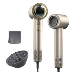 Tideway H11 Hair Dryer 110000 RPM Professional High-Speed, Rapid Drying Plasma Tech for Scalp Health, Lightweight Low Noise, Smart Temp Control,4 Temp