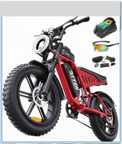 RED ELECTRIC BIKE