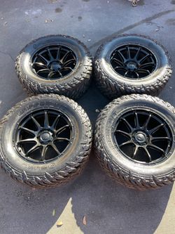 FINANCING AVAILABLE Fuel Variant 6x135 20" Wheels and 35” Fuel Gripper M/T Tires