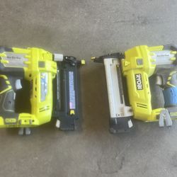 Ryobi Nailer and Staple Gun