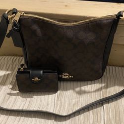 Ellie File Cross Body Coach Bag  And  Wallet 