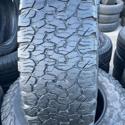 Used Tires Set Lt275/65R20 Bf Goodrich 