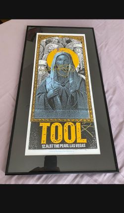 Tool Signed Poster 12/14/2007 Las Vegas RARE!