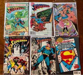 DC Superman Comic Book Lot of 6