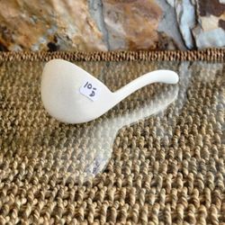 Ceramic Bone Colored Ladle/Spoon