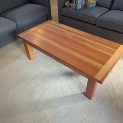 Farm Style Solid Wood Coffee Table 