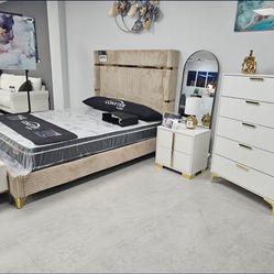 Brand New 4-piece Bedroom Set- Shop Now Pay Later