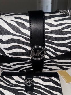 Michael Kors Zebra Print Shoulder Bag and wallet BRAND NEW